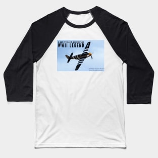 P-51B Mustang 2-Sided Baseball T-Shirt